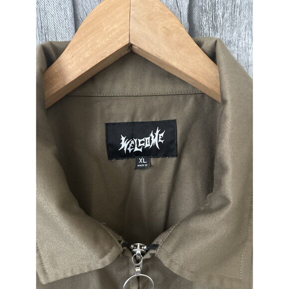 Welcome Nephilim Zip-Up Twill Work Shirt - Picture 5 of 5